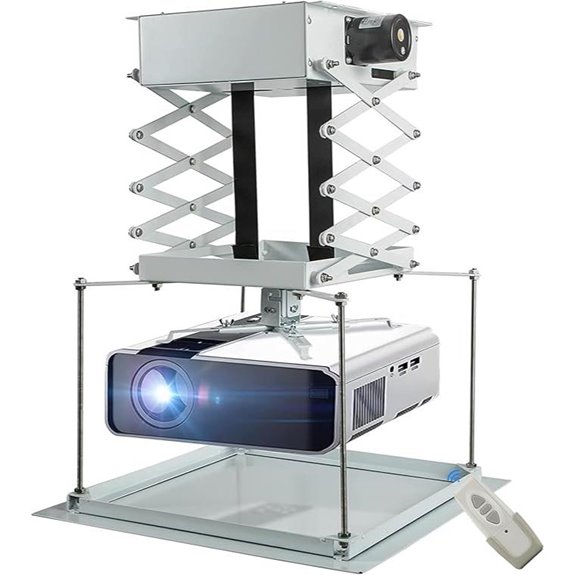CGOLDENWALL Motorized Ceiling Projector Mount (44lbs)