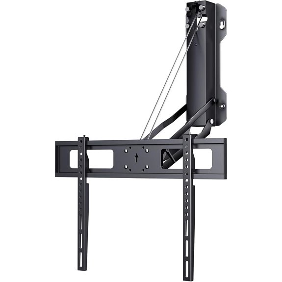Motorized Pull-Down TV Mount for Fireplace
