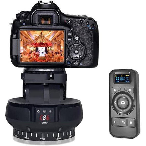 Motorized Pan Tilt Head for Smartphones and Cameras