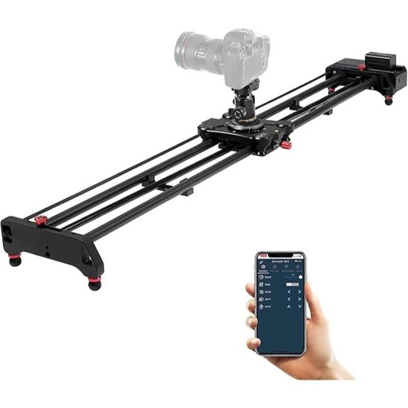 GVM Motorized Camera Slider with Panoramic Function