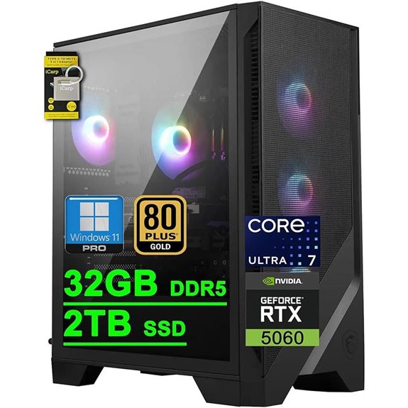 MSI Codex R2 AI Gaming Desktop with RTX 5060