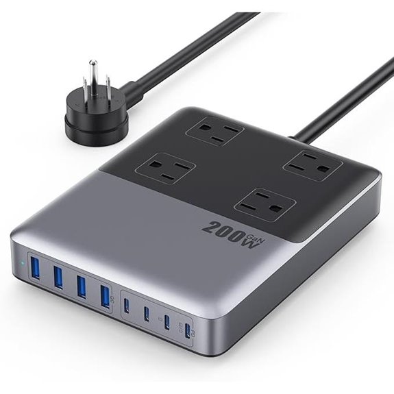 12-in-1 USB-C Charging Station with 4 Outlets