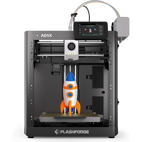 Flashforge AD5X Multicolor 3D Printer with Auto Leveling