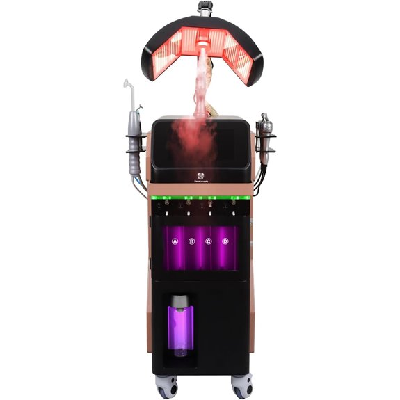 8IN1 Skincare Multi-Functional LED Steamer Hydro System Device