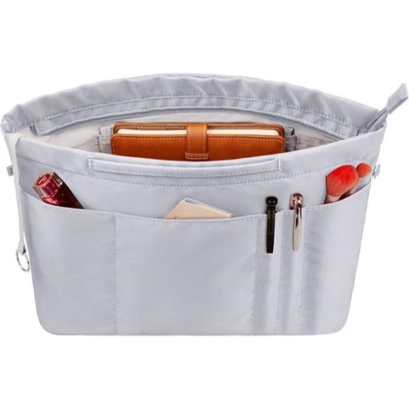 Vercord Tote Bag Organizer with Zipper 14 Pockets