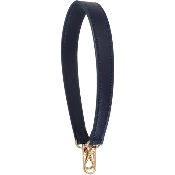 Leather Purse Strap Navy Blue 18.5 Inch Replacement