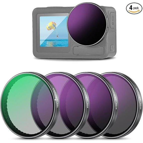 NEEWER ND Filter Set for DJI Osmo Action Cameras