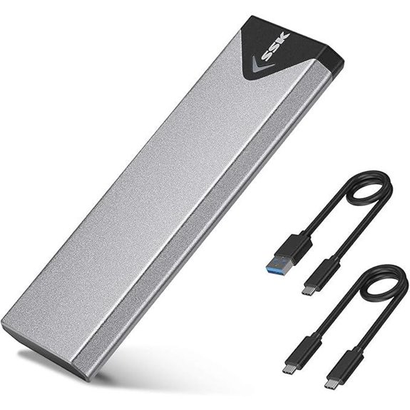 SSK NVMe SSD Enclosure USB 3.2 Gen 2 Aluminum