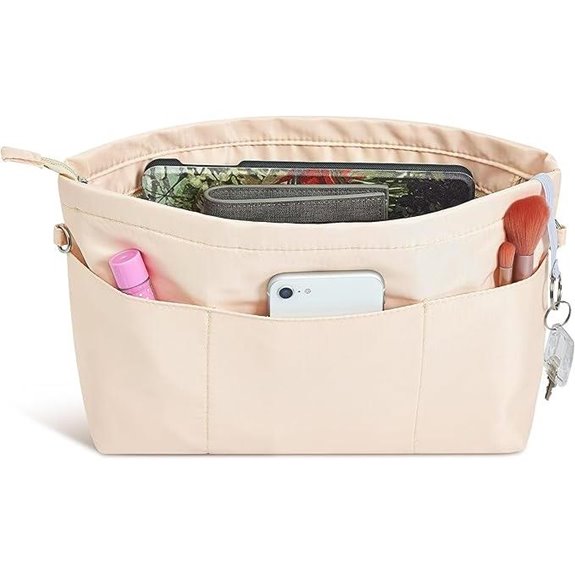 Vercord Nylon Purse Organizer with 13 Pockets