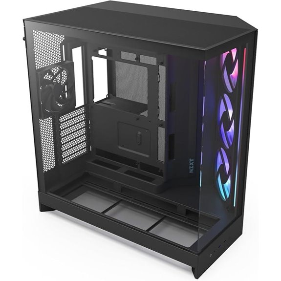 NZXT H9 Flow RGB ATX Mid-Tower PC Case