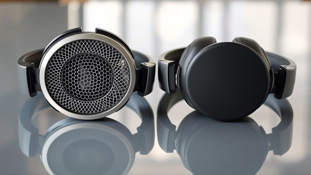 open back and noise leakage