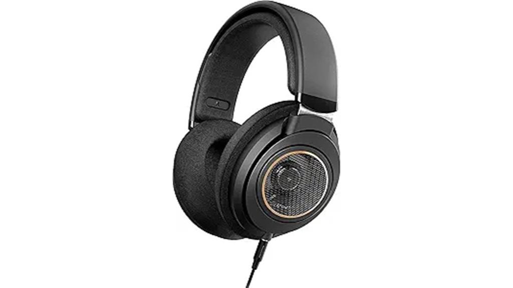 open back stereo headphones