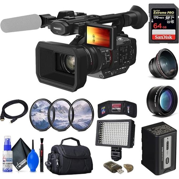Panasonic HC-X20 4K Camcorder Bundle with Accessories