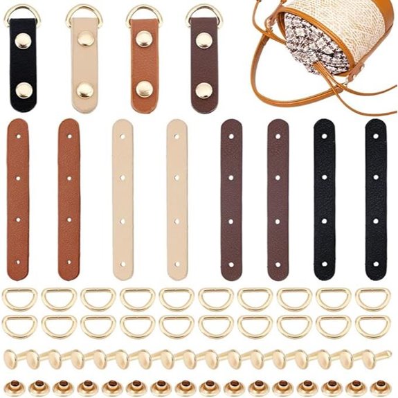 PandaHall Bag Strap Replacement Accessories (8 Sets)