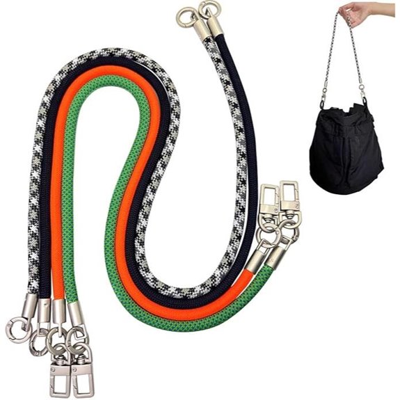 4-Pack Paracord Bag Handles for DIY Replacement