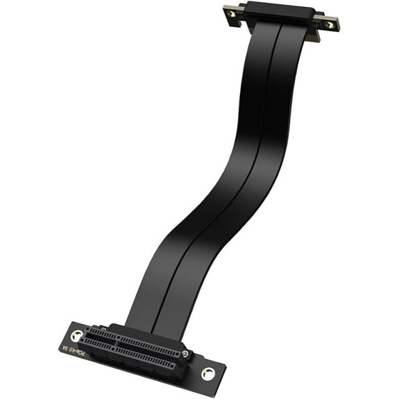 PCIe x4 4.0 Riser Cable Extension 20cm