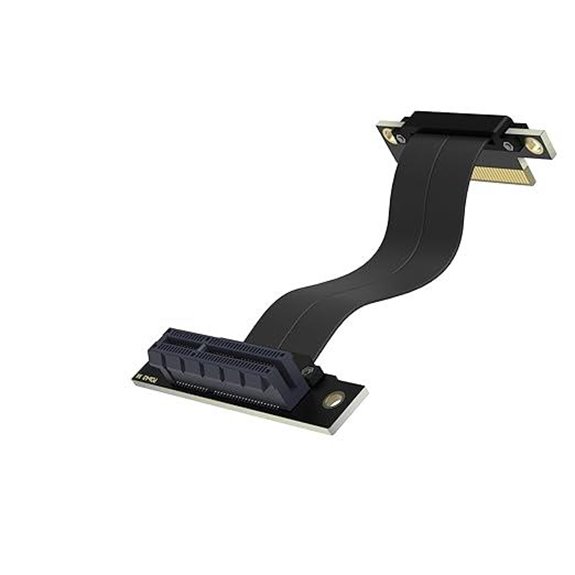 PCIe 4.0 x4 Riser Cable Extension (10cm)