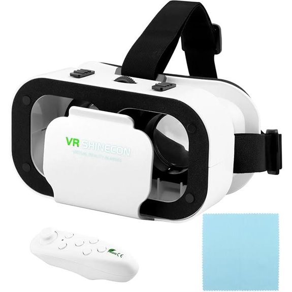 VR Headset for Phone with Controller 110° FOV