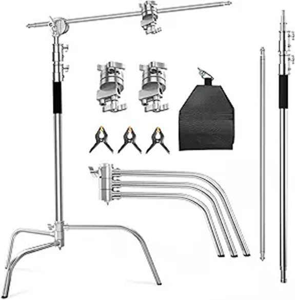 C Stand with Boom Arm for Photography