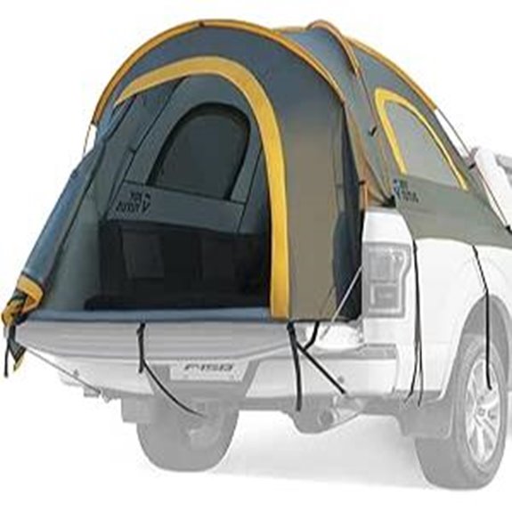JOYTUTUS 5ft Pickup Truck Tent with Rainfly