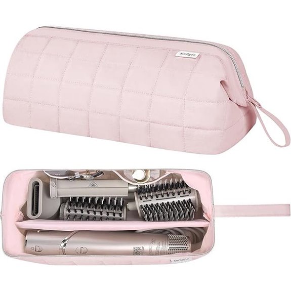 Travel Hair Tools Organizer Case (Pink)