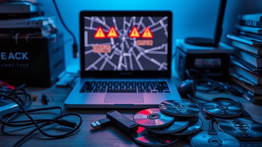 pirated software risks infection