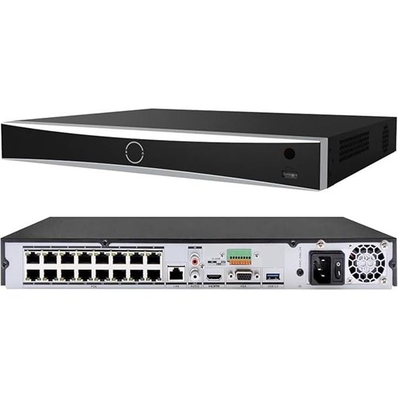 16-Channel PoE 4K NVR with Human/Vehicle Detection