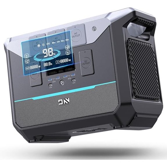 Portable 1800W Power Station with Solar Backup