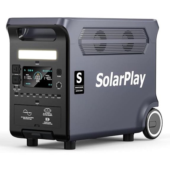 SolarPlay Q3600 Portable Power Station with 3600W Output