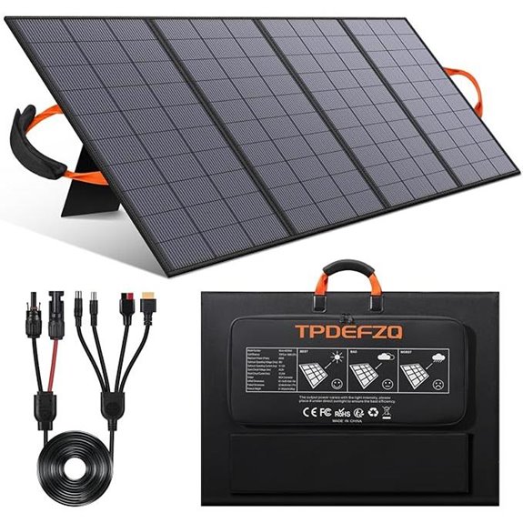 400W Foldable Solar Panel for Power Stations