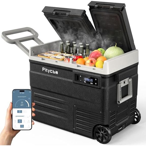 Portable Car Refrigerator Cooler and Freezer