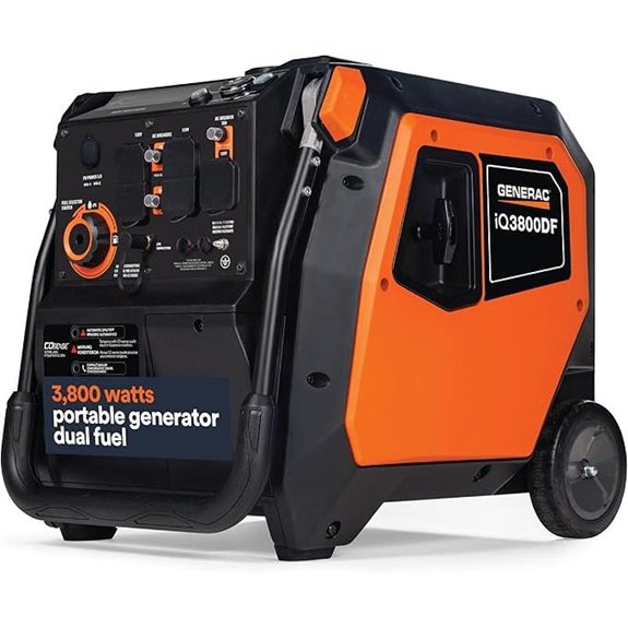 Generac 3,800-Watt Dual-Fuel Portable Inverter Generator