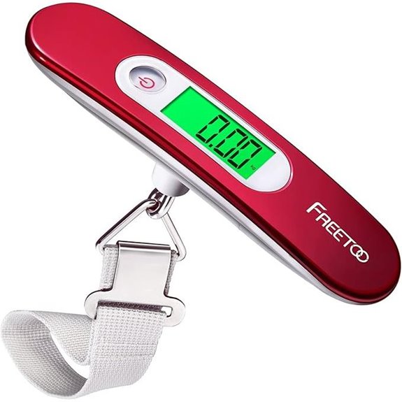FREETOO Portable Digital Luggage Scale with Piano Finish