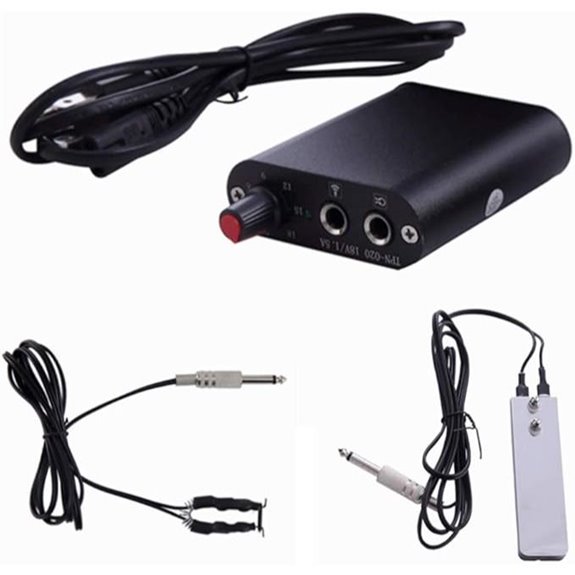 Mini Tattoo Power Supply Set with Foot Pedal