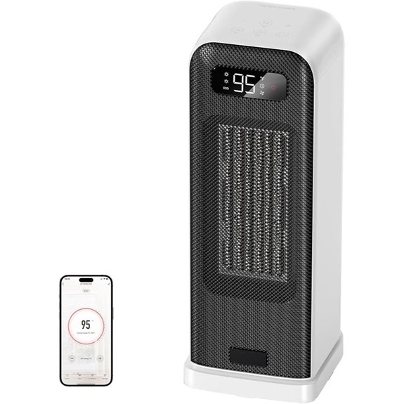 Smart WiFi Portable Space Heater with Thermostat