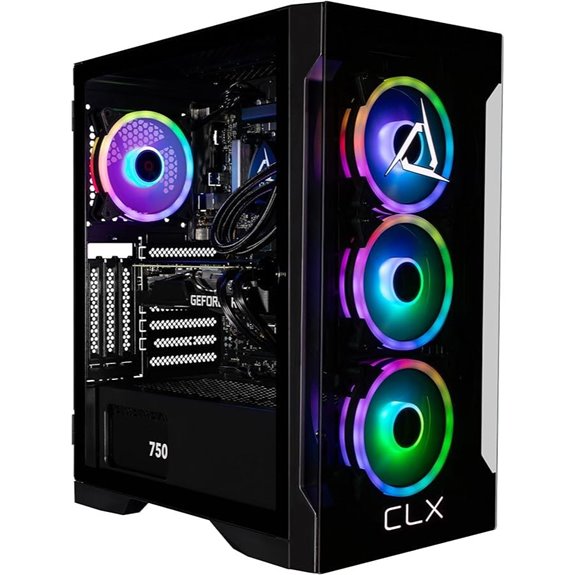 CLX Gaming PC with i9 RTX 4060 Ti 32GB RAM