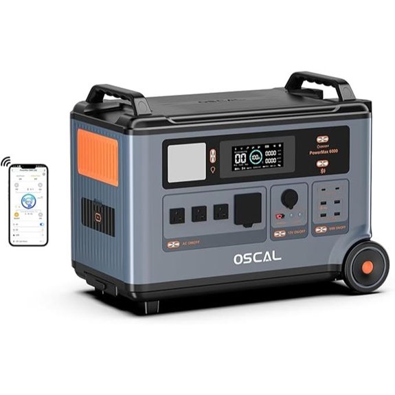 OSCAL PowerMax 6000 Solar Generator (3600Wh Expandable)