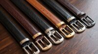 premium leather belt selections