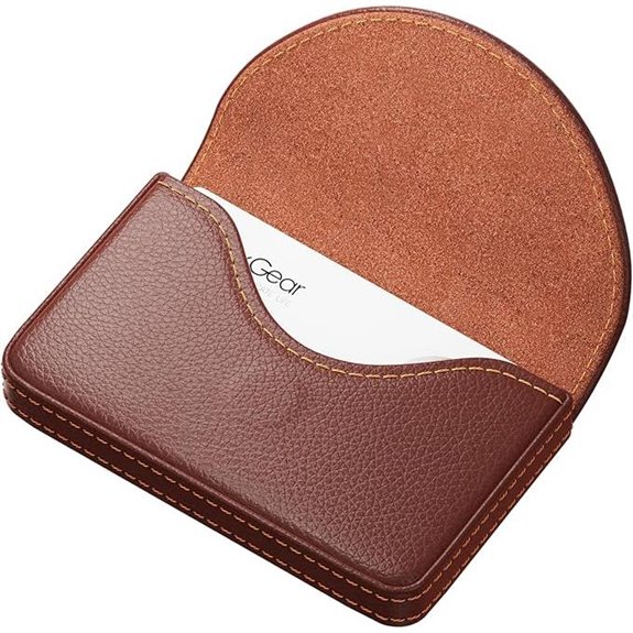 MaxGear PU Leather Business Card Holder Wallet