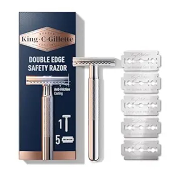 King C. Gillette Safety Razor and Blade Refills