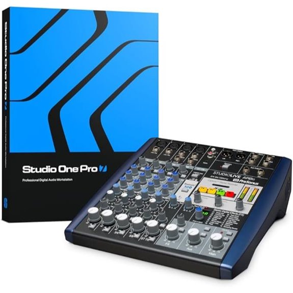 PreSonus StudioLive AR8c Analog Mixer with Studio One Pro Software