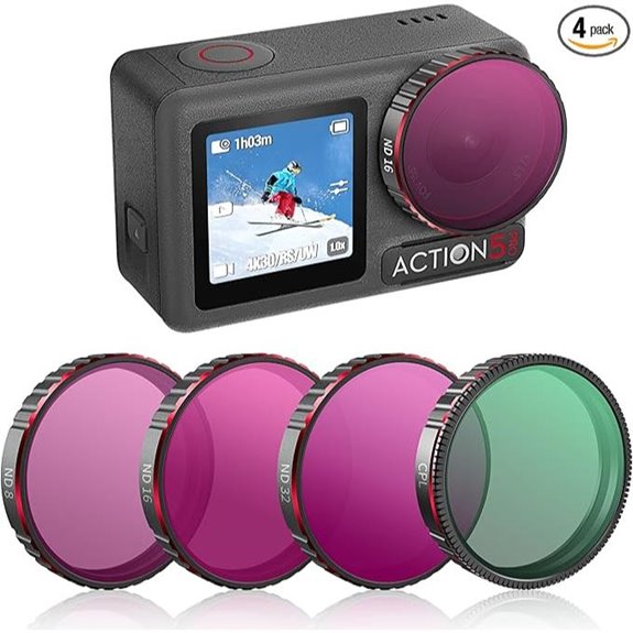 Action 5 Pro ND Filter Set for DJI Osmo Action