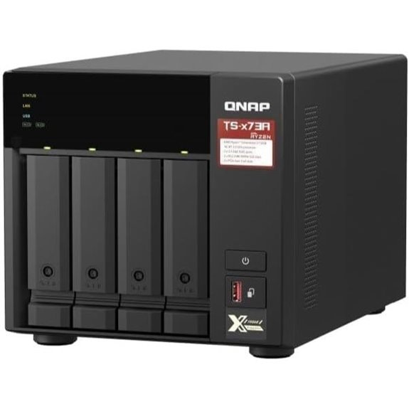 QNAP TS-473A 4-Bay NAS with 32TB HDD Bundle