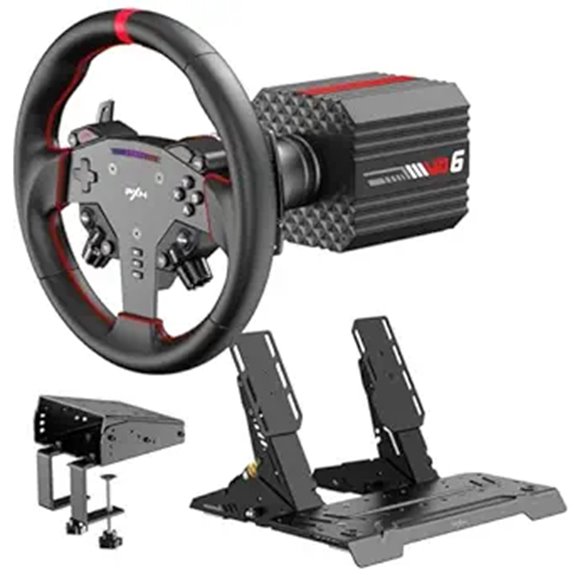 PXN VD6 Racing Wheel & Pedals PC Sim Setup