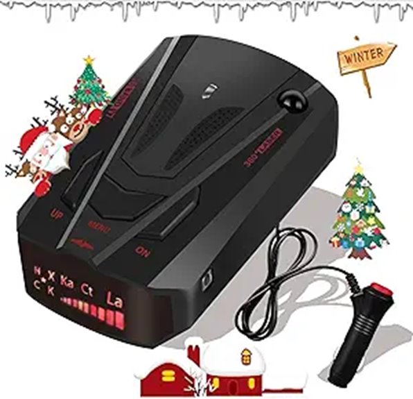 Radar Detector with Mute Mode and LED Display