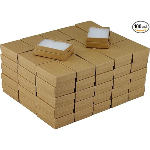 Recycled Kraft Jewelry Box (Case of 100)