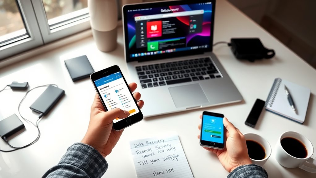 regular backups and encryption