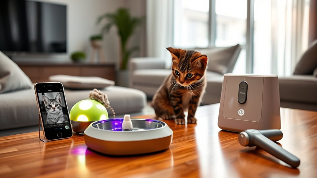 remote interactive pet toys