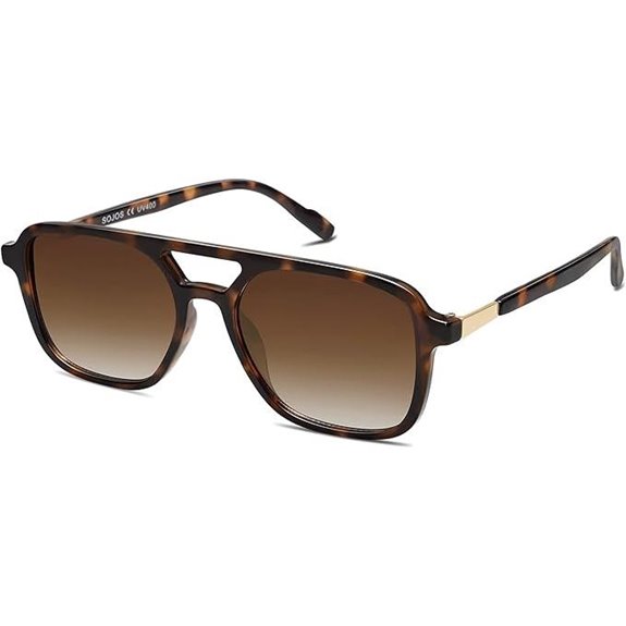 SOJOS Retro Aviator Sunglasses for Women and Men
