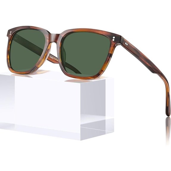 CARFIA Retro Polarized UV400 Sunglasses for Men